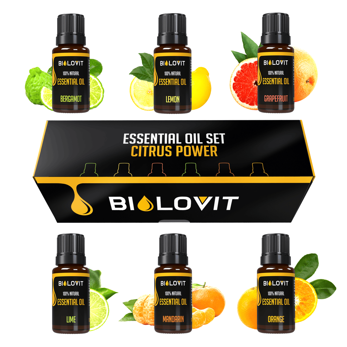 Bilovit Essential Oil Set - Power of Citrus