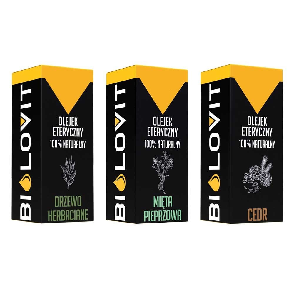 Bilovit Essential Oil Set with Antiseptic Properties - 3 Pieces