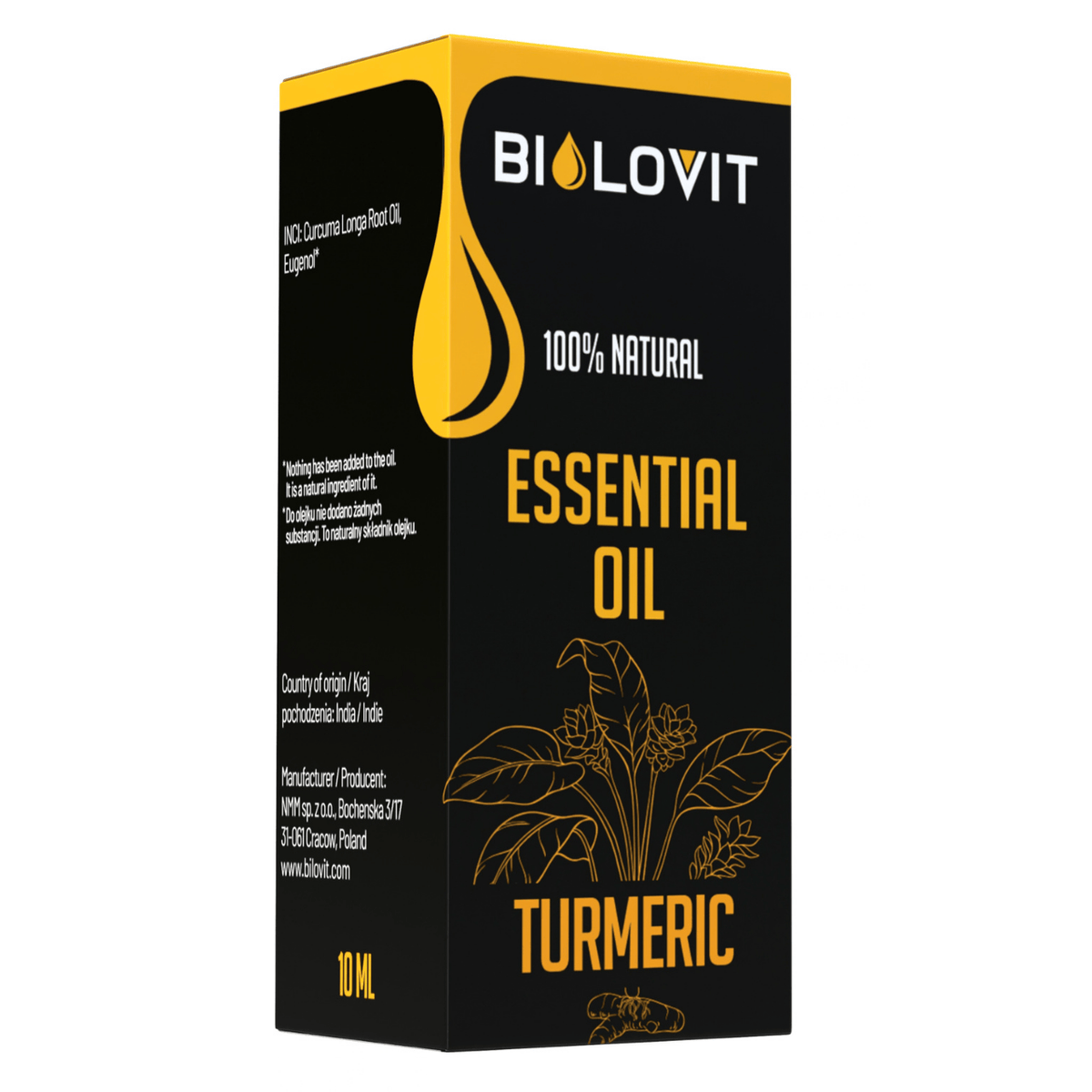 Bilovit Turmeric Essential Oil - 10 ml