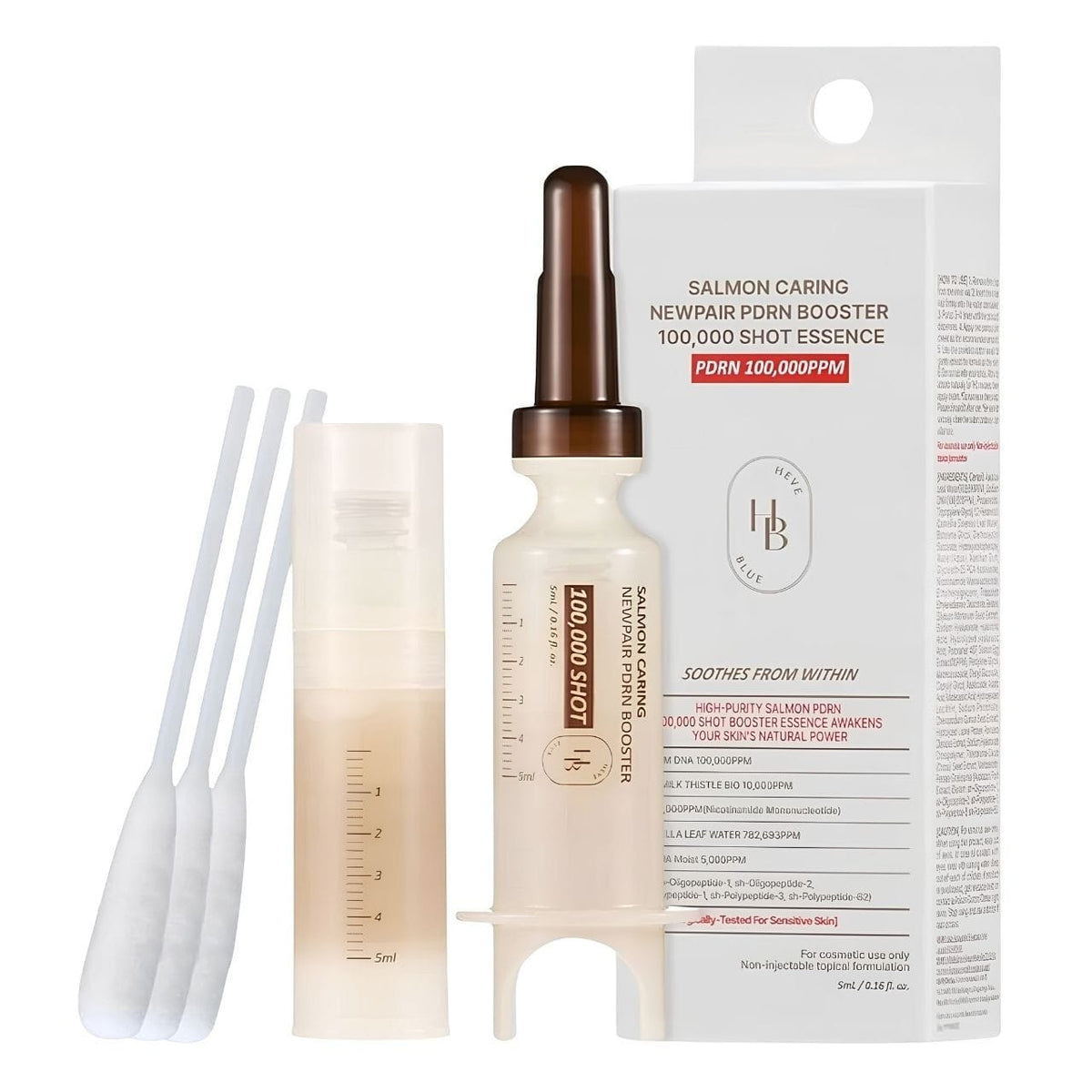 HEVEBLUE Salmon Caring Newpair PDRN Booster Shot Essence - 5 ml