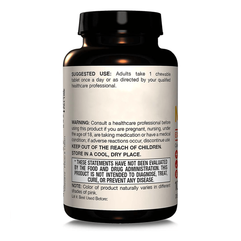 Jarrow Formulas Methyl B12 (Methylcobalamin) 500 mcg Cherry - 100 Chaweble Tablets