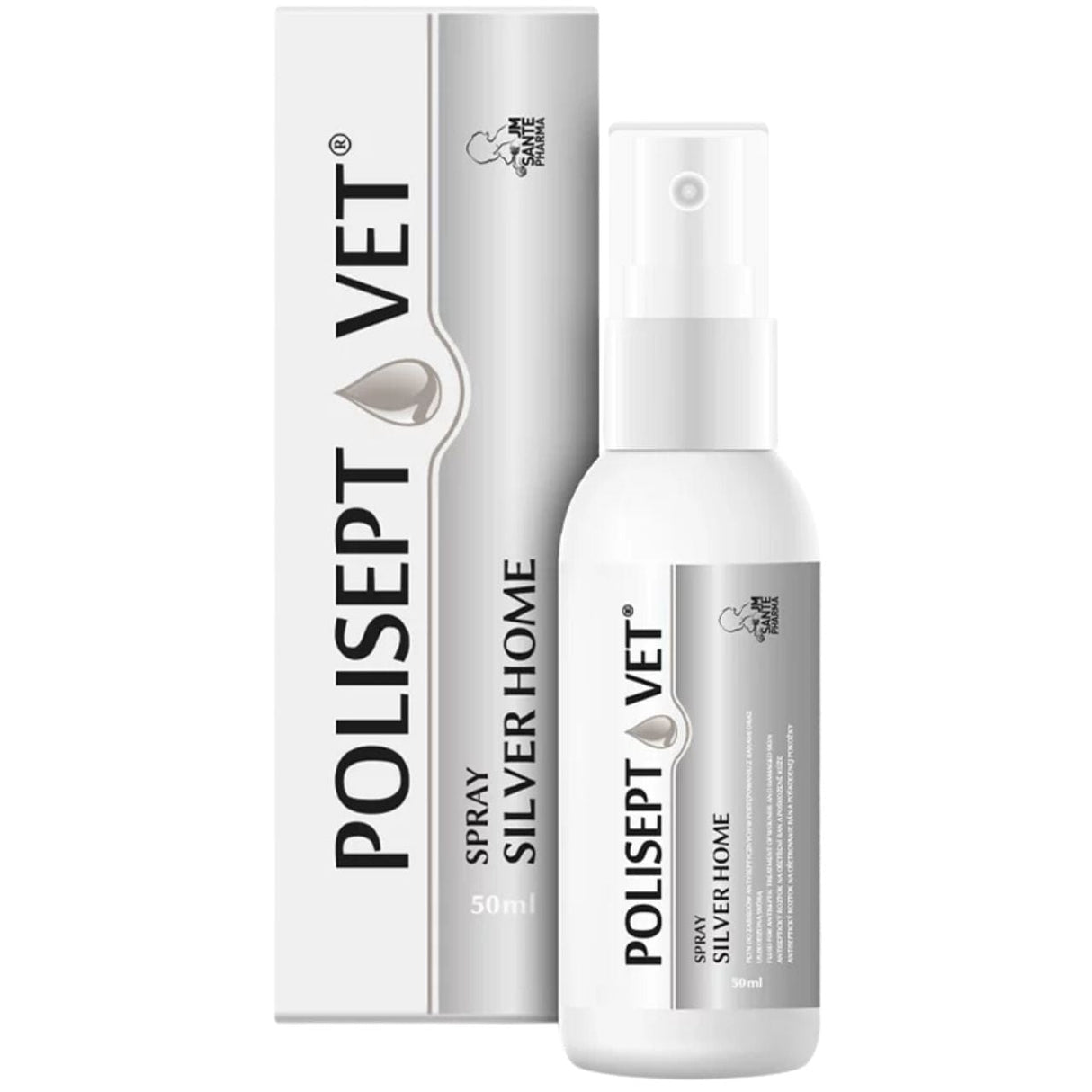 JM Sante Polisept Vet Spray for Wounds for Dogs and Cats - 50 ml