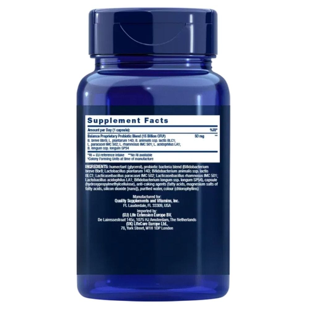 Life Extension FLORASSIST® Balance Probiotic - 30 Capsules