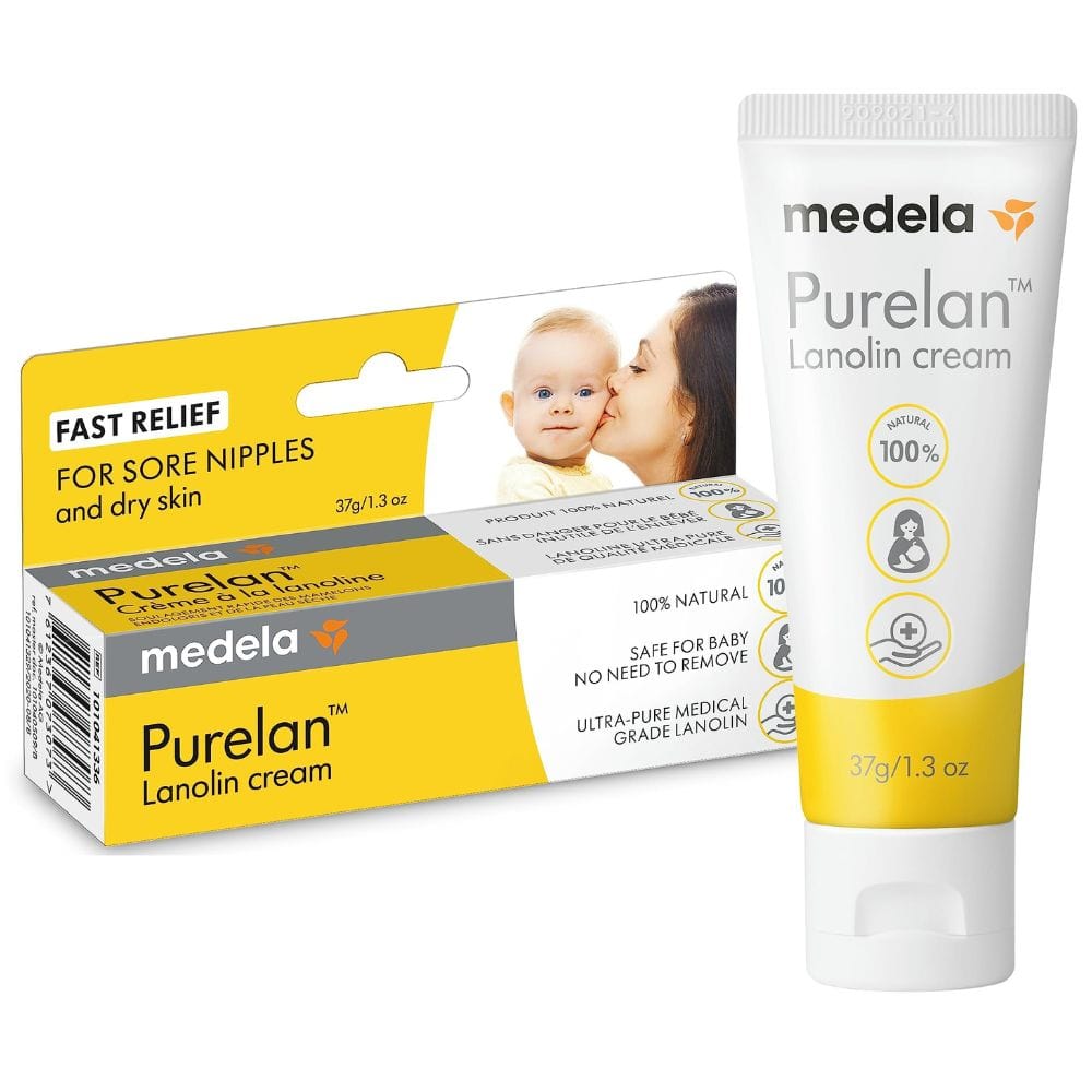 Medela Purelan Lanolin Ointment for Sore Nipples and Dry skin - 37 g