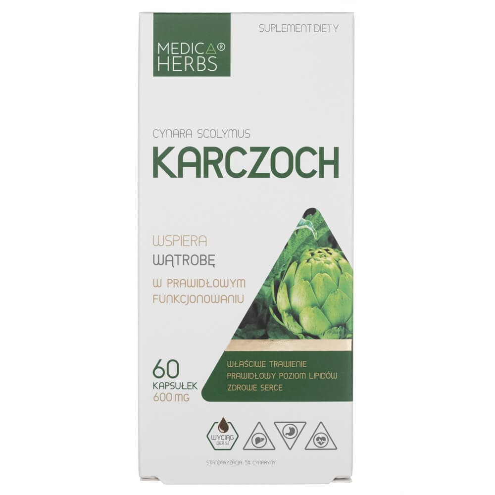 Medica Herbs Artichoke - 60 Capsules