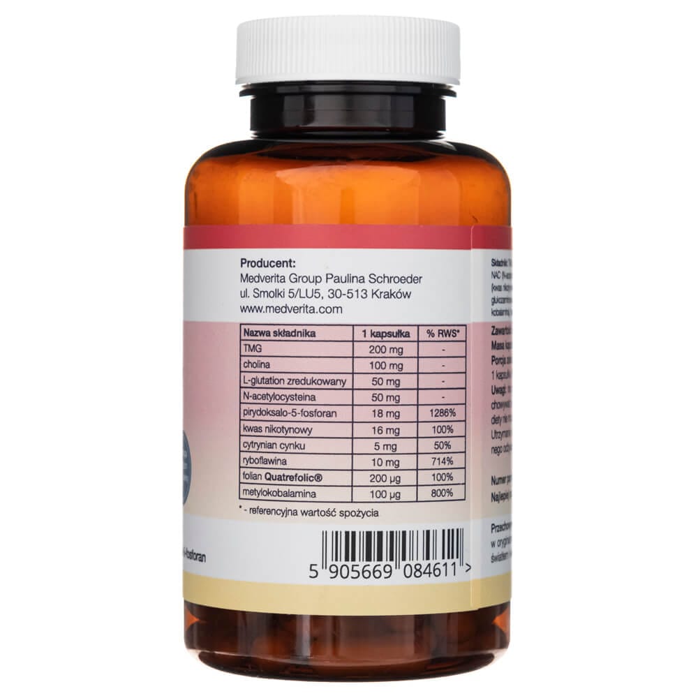 Medverita Homocysteine Modulators - 120 Capsules