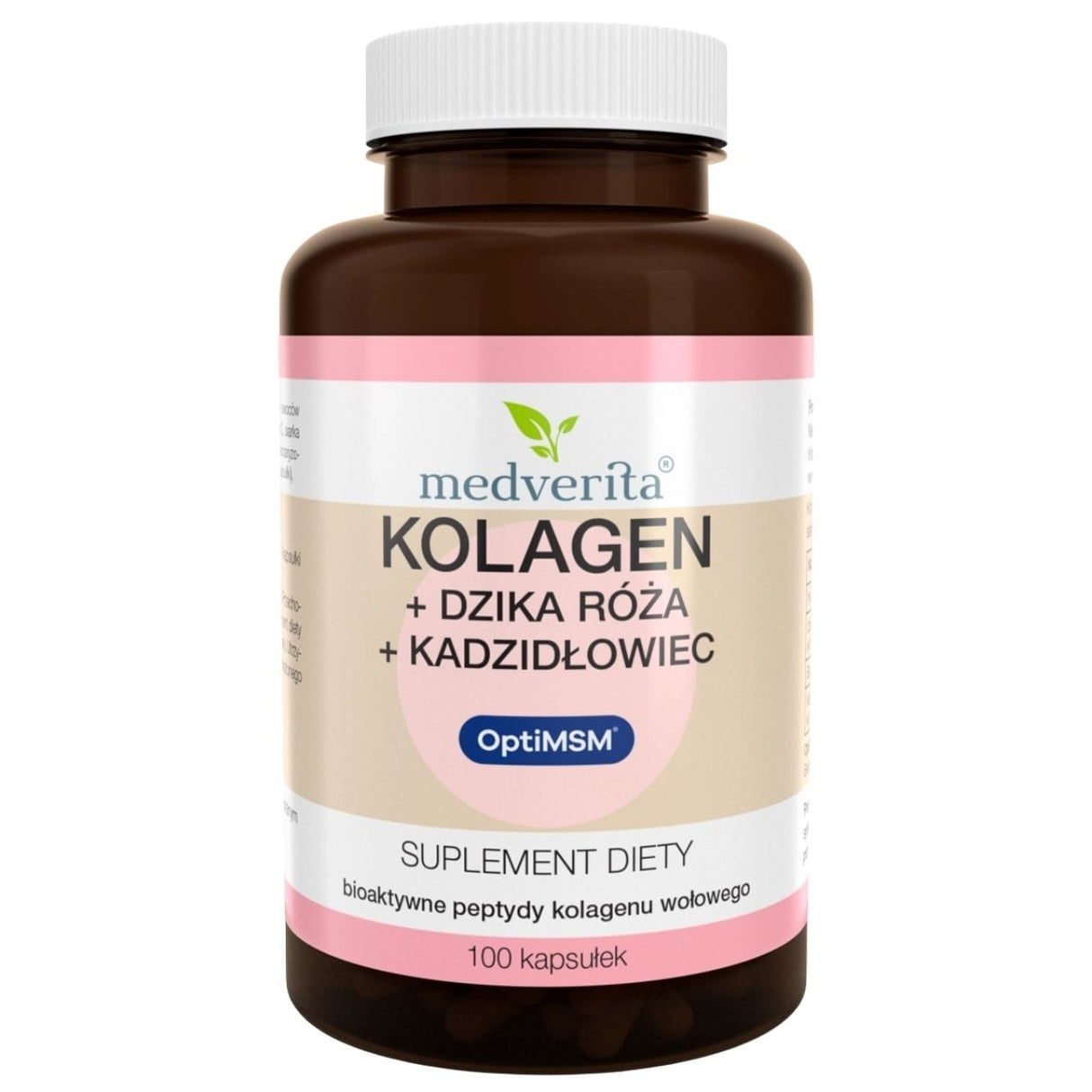 Medverita Verisol® Collagen + Wild Rose + Frankincense + OptiMSM® 100 mg - 100 Capsules