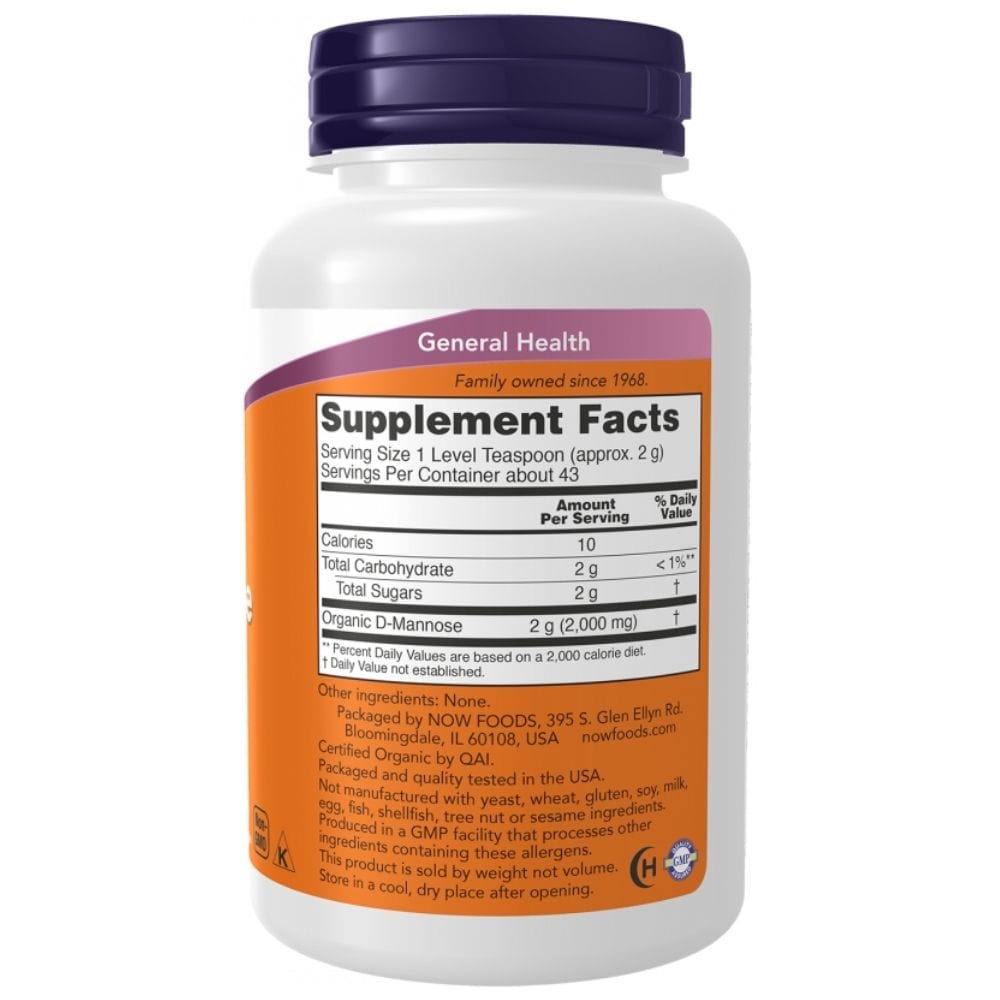 Now Foods D-Mannose Pure Powder - 170 g