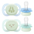 Philips Avent Ultra Start Night, Glow-in-The-Dark Pacifier, 0-2 Months - 2 Pieces