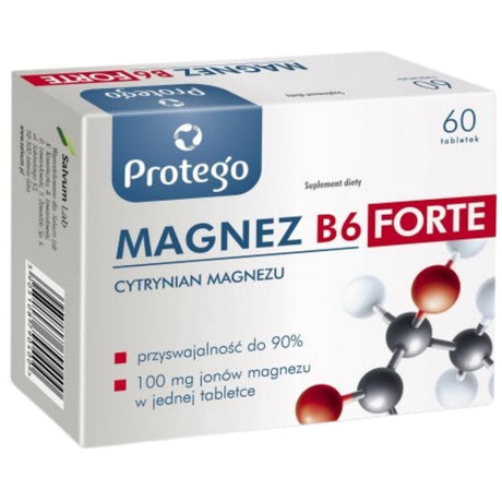Protego Magnesium B6 Forte - 60 Tablets