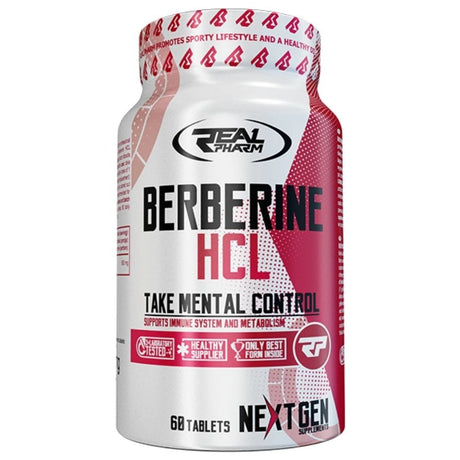 Real Pharm Berberine HCL 500 mg - 60 Tablets