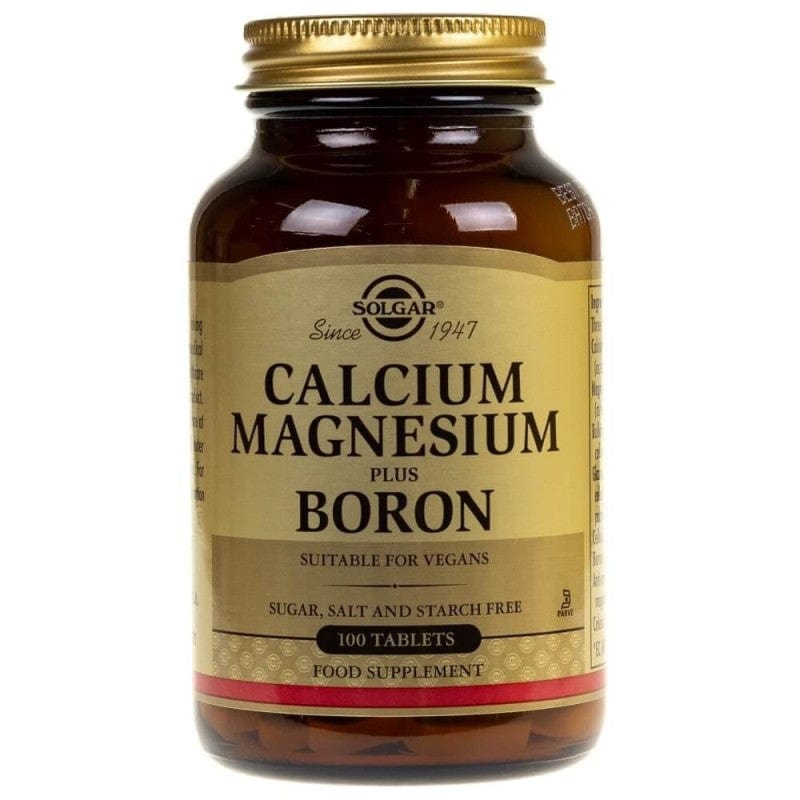 Solgar Calcium Magnesium Plus Boron - 100 Tablets