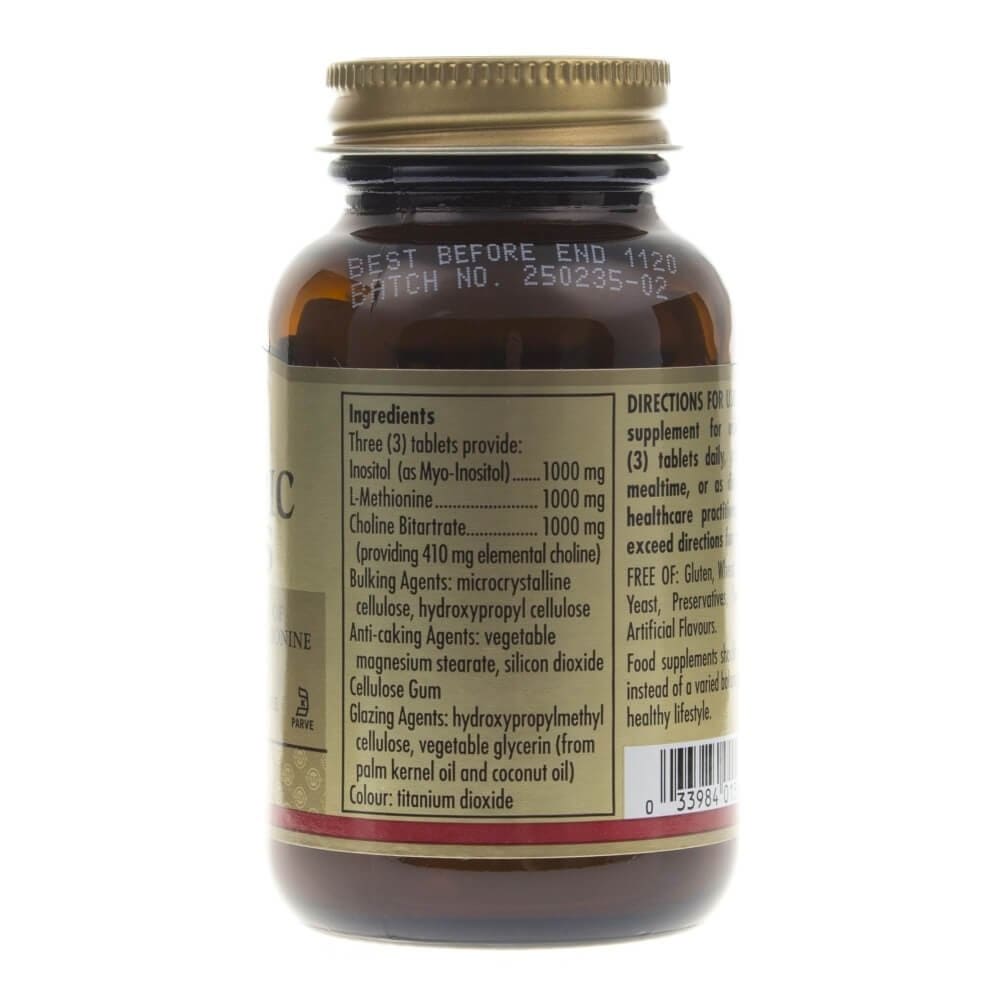 Solgar Lipotropic Factors - 50 Tablets