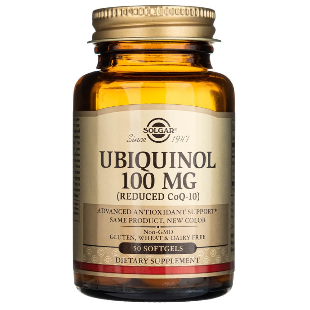 Complément Alimentaire Solgar Ubiquinol 100 Mg - Boîte De 50 Capsules, Neuf