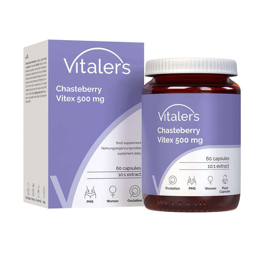 Vitaler's Chasteberry Vitex 500 mg - 60 Capsules