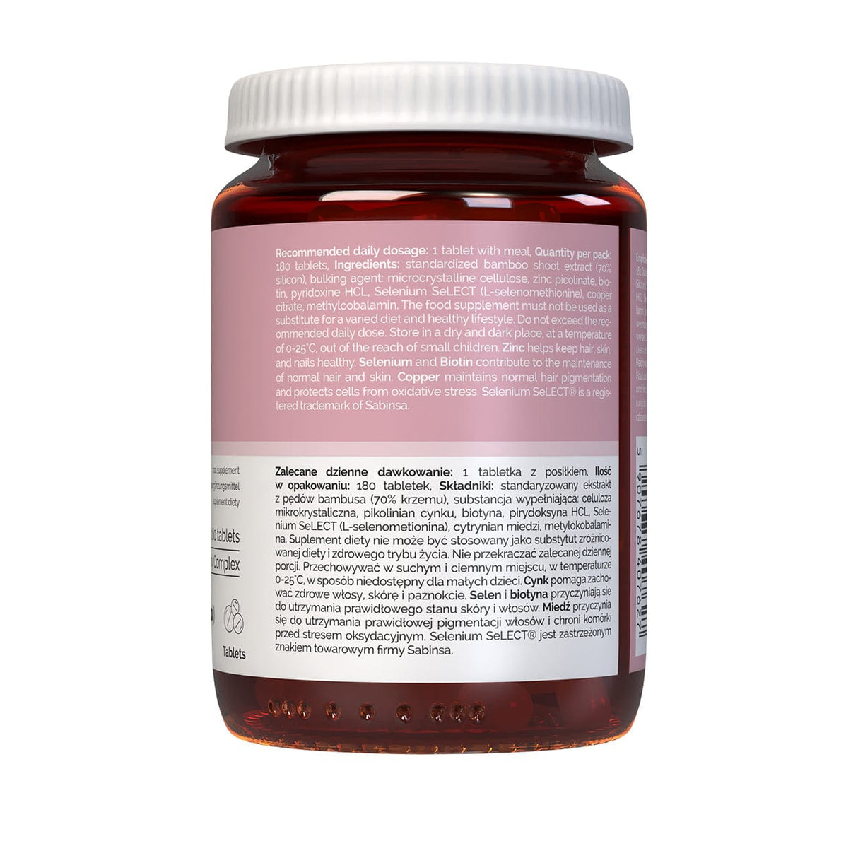 Vitaler's Silibiotin - Hair, Skin, Nails - 180 Tablets