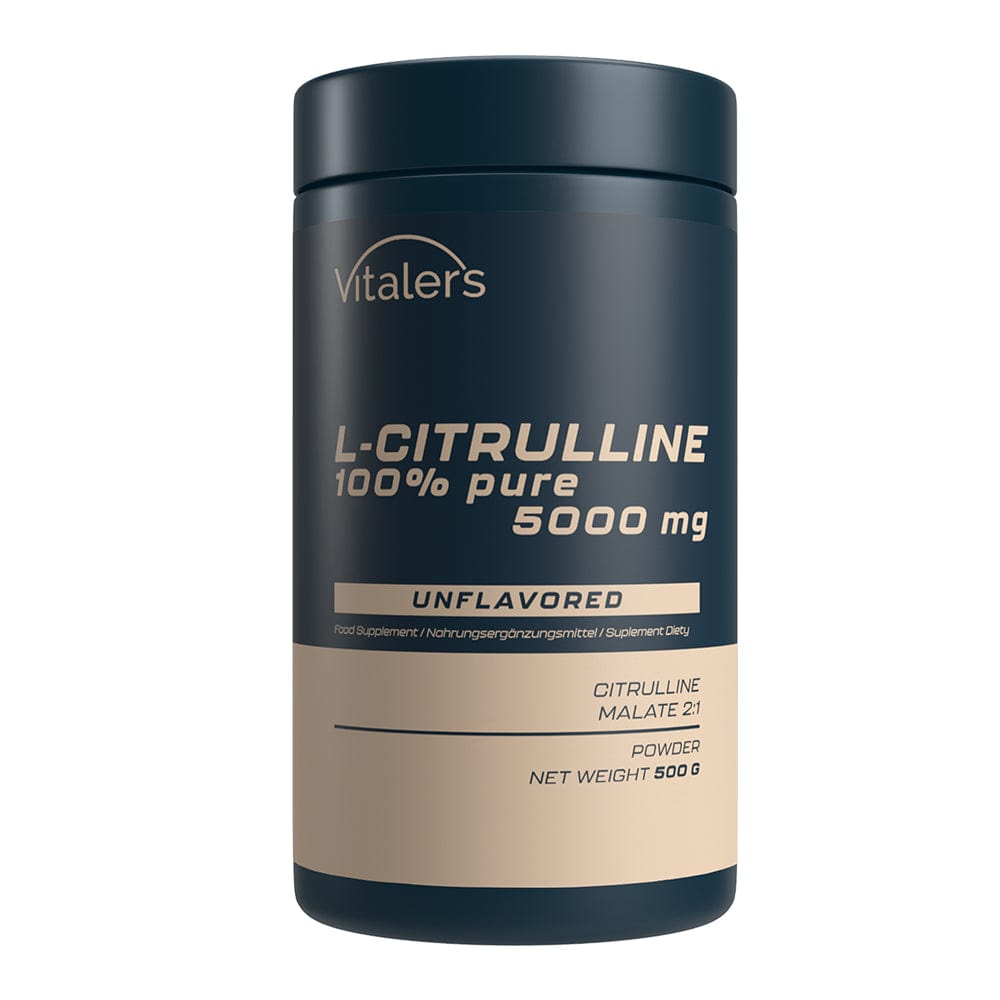 Citrulline Malate En Poudre Vitaler's Sport - 500 G, Pré-workout, Boost énergétique, Neuf