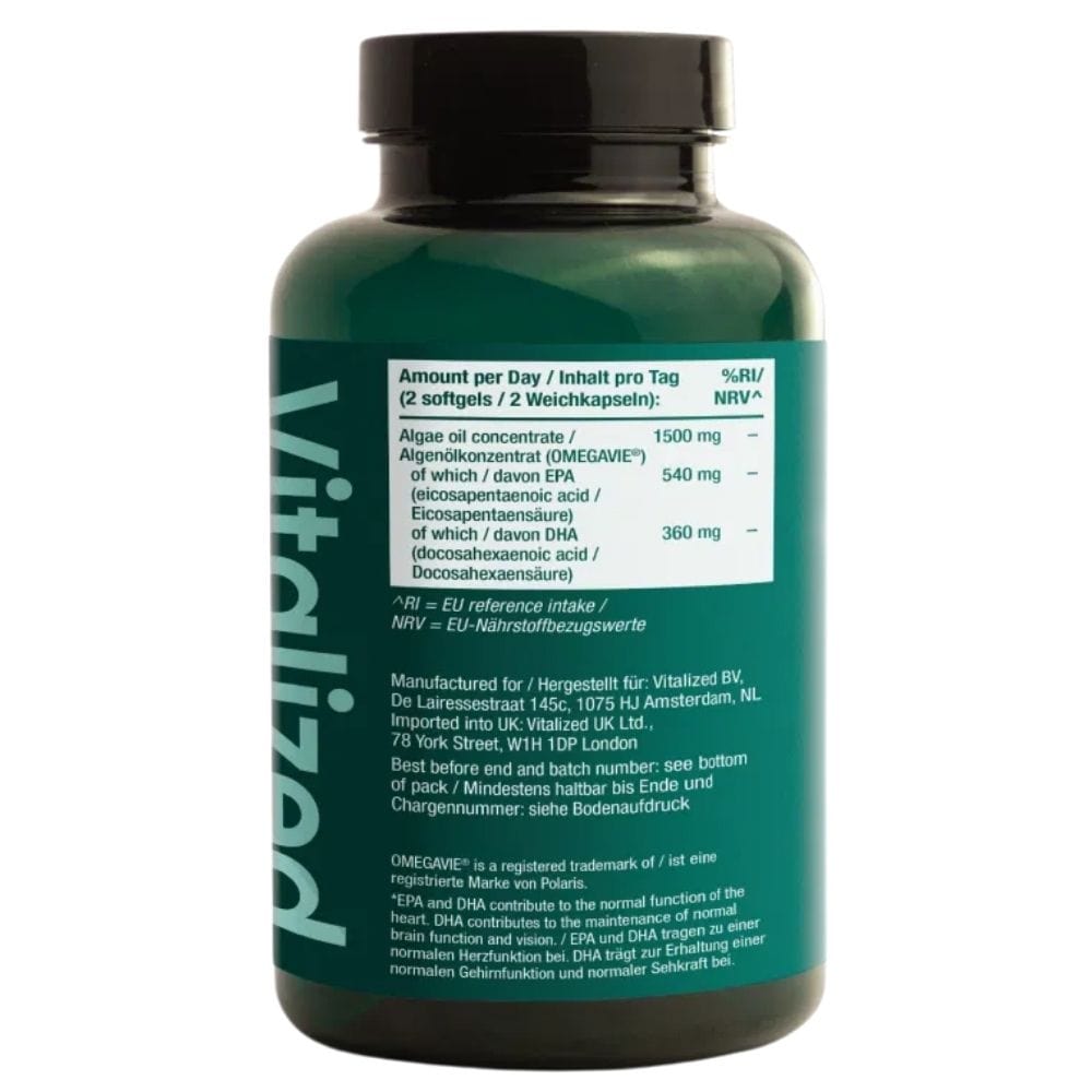 Vitalized Omega-3 Vegan 1500 mg - 60 Capsules