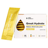 Aura Herbals Great Hydrate Electrolytes, Pineapple - 10 Sachets