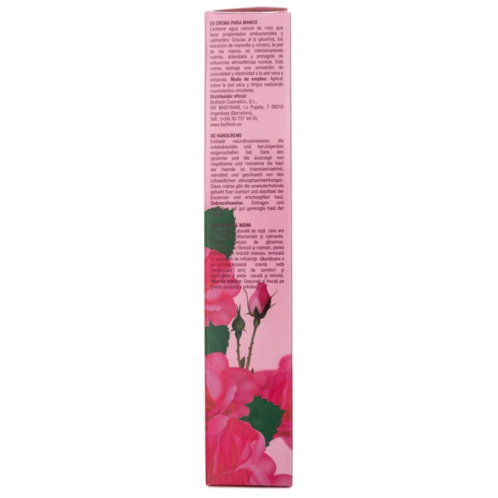 Rose of Bulgaria Crema de Manos con Agua de Rosas Natural - 75 ml