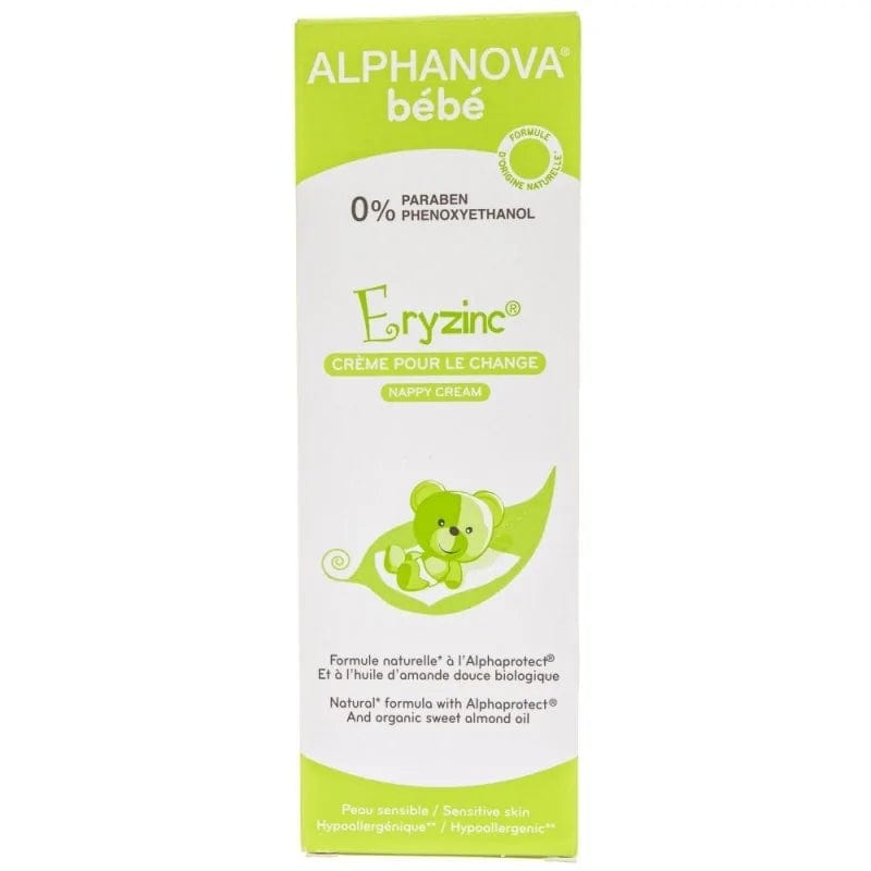 Alphanova Bebe Eryzinc Healing Cream Against Sores - 75 ml