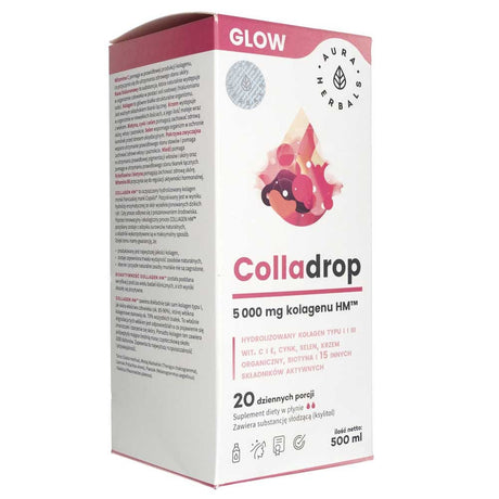 Aura Herbals Colladrop Glow Marine Collagen 5000 mg - 500 ml