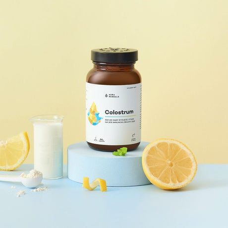 Aura Herbals Colostrum 500 mg, Sour Lemon - 66 g