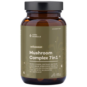 Aura Herbals Mushroom Complex 7-in-1 – 60 Capsules
