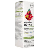 Aura Herbals Vitamin D3 2000 IU + K2 Vegan, Drops - 50 ml