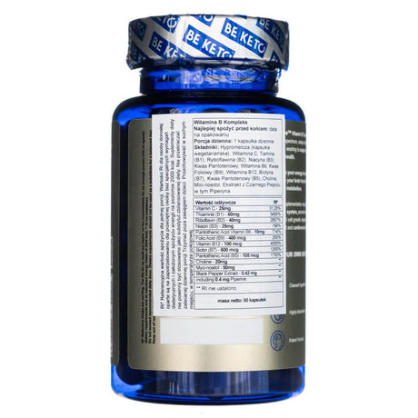 BeKeto Vitamin B Complex - 60 Capsules