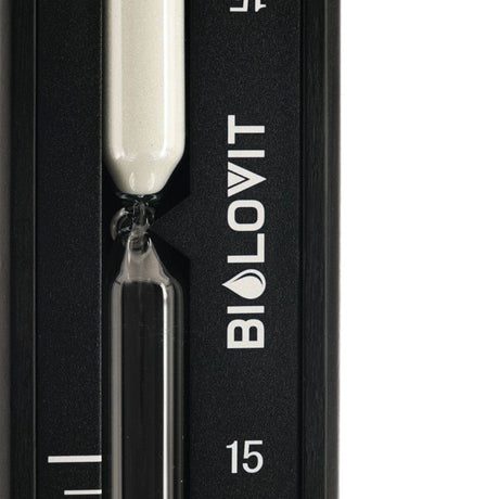 Bilovit Aluminium Sauna Hourglass, Black - 1 Piece