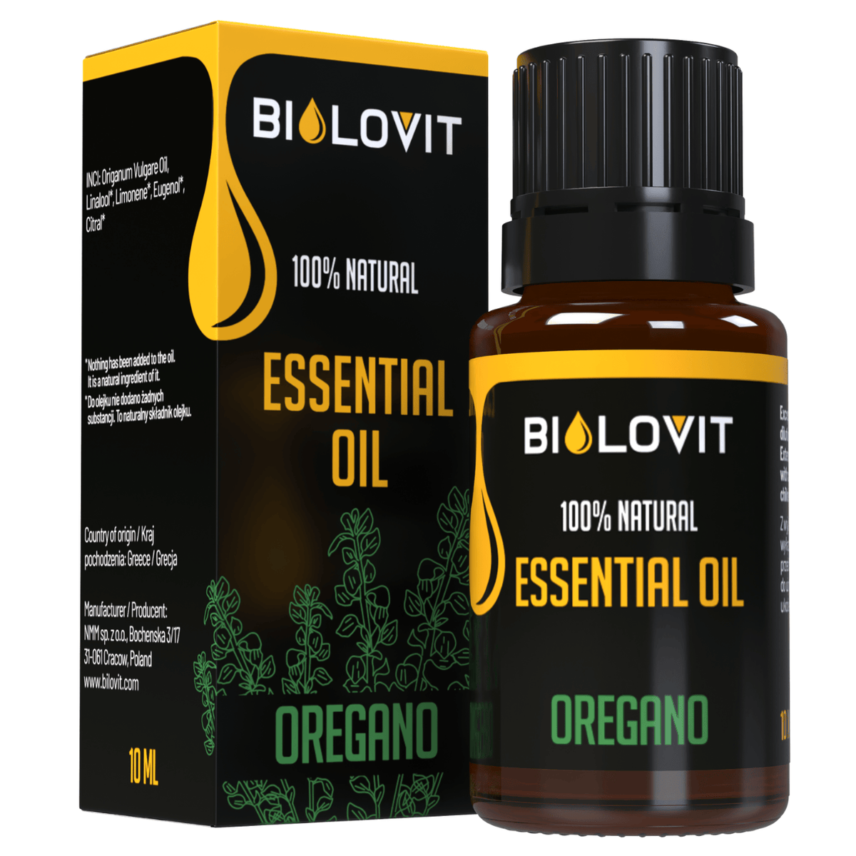 Bilovit Oregano Essential Oil - 10 ml
