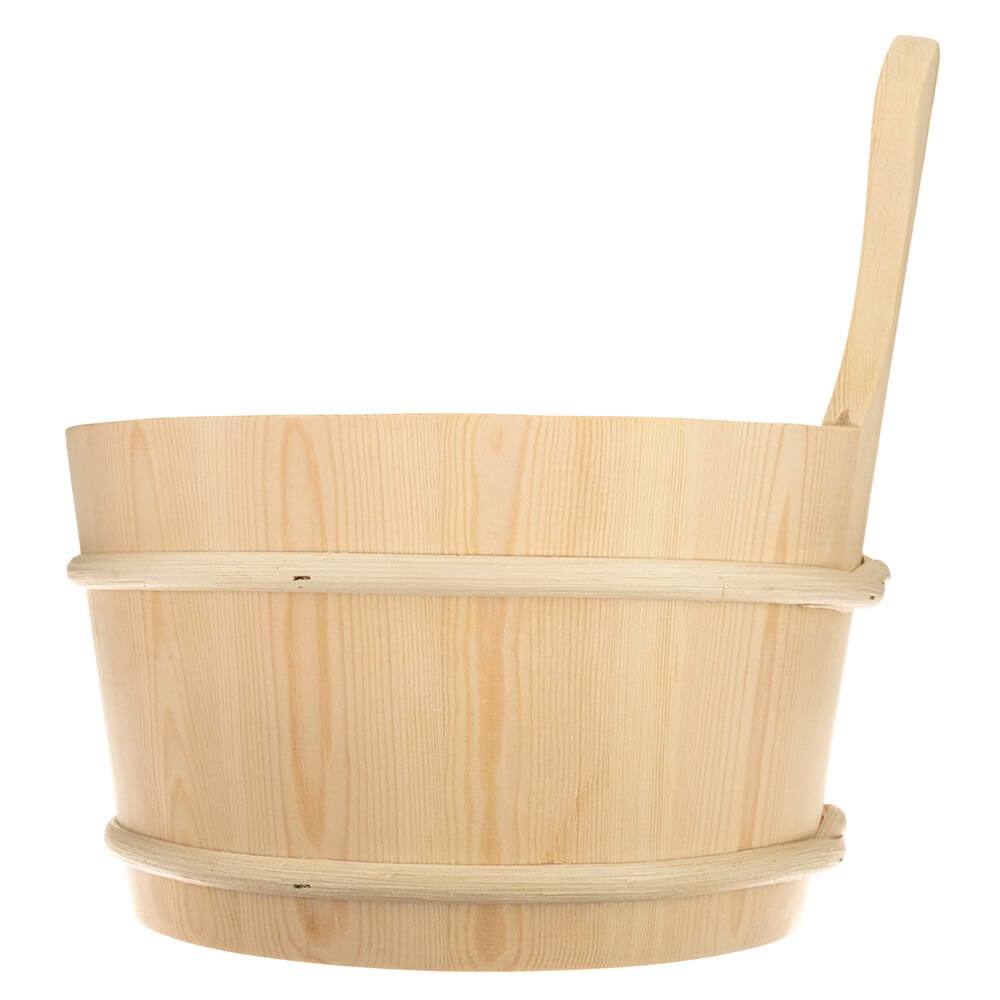 Bilovit Sauna Bucket, Pine - 4 litres