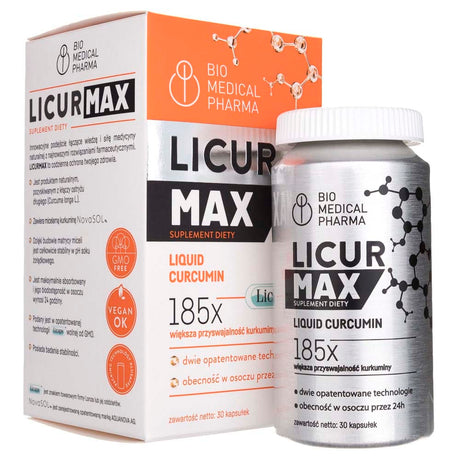 Bio Medical Pharma Licur Max - 30 Capsules