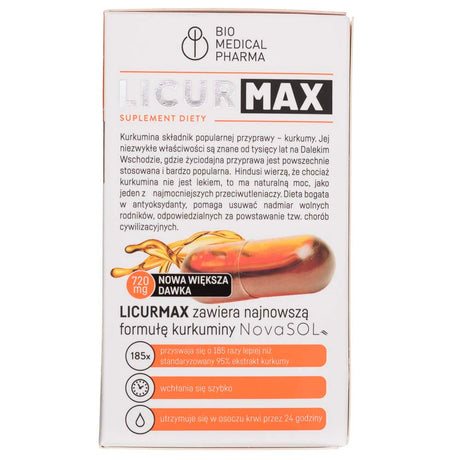 Bio Medical Pharma Licur Max - 30 Capsules