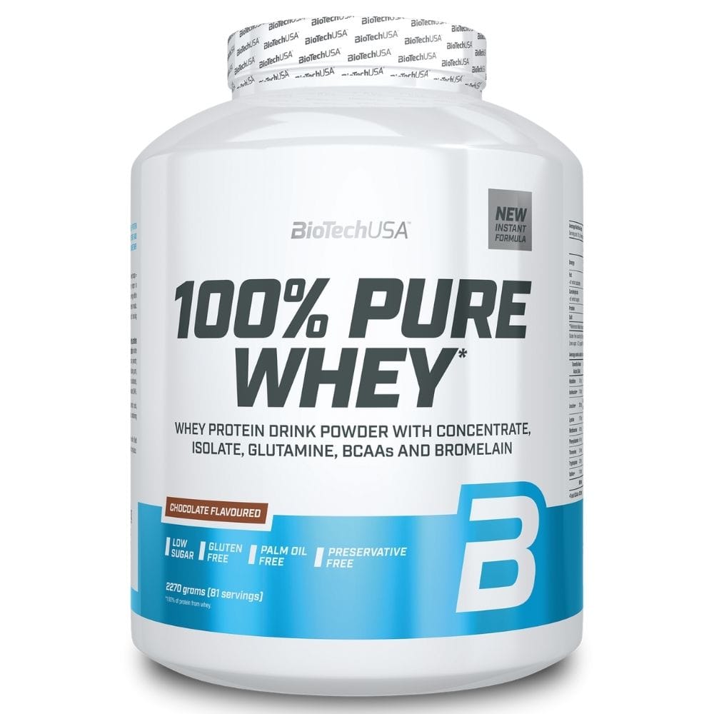 BioTech USA 100% Pure Whey, Chocolate Flavoured - 2270 g