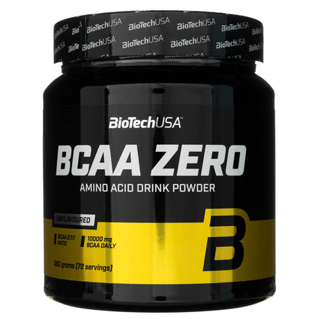 BioTech USA BCAA ZERO Amino Acid Drink Powder, Unflavoured - 360 g