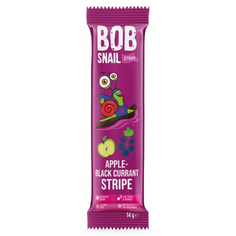 Bob Snail Fruit Strips, Apple & Blackcurrant - 14 g