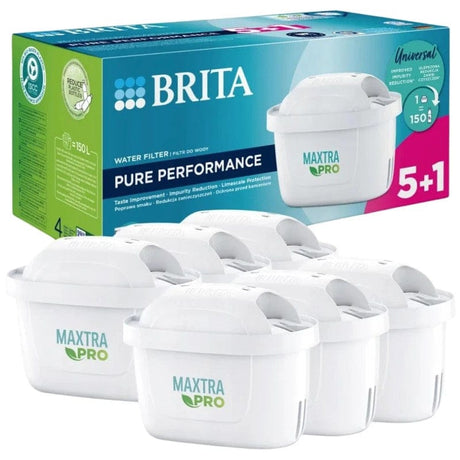 Brita Maxtra Pro Pure Performance Cartidges - 5+1 Pieces