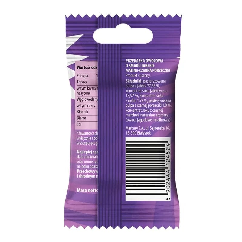 Bunny Ninja Fruit Snack, Apple-Raspberry-Blackcurrant - 15 g