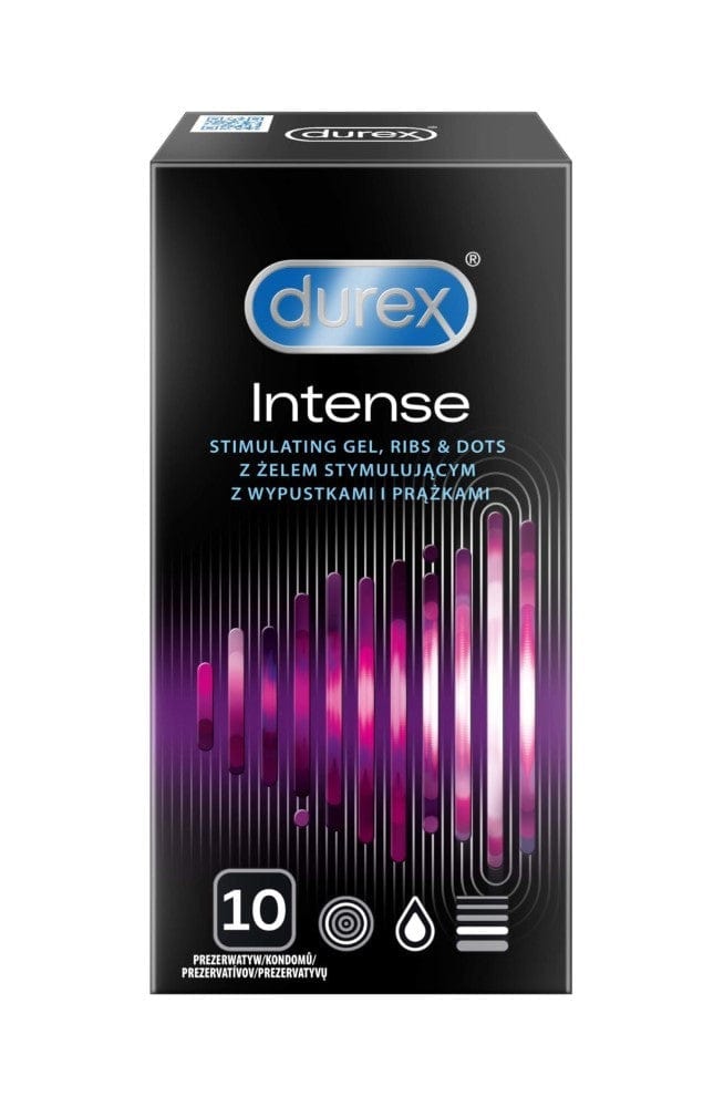 Durex Intense Condoms with Desirex Gel - 10 pieces