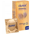 Durex Sensual Extra Lube Super Thin Condoms - 10 Pieces