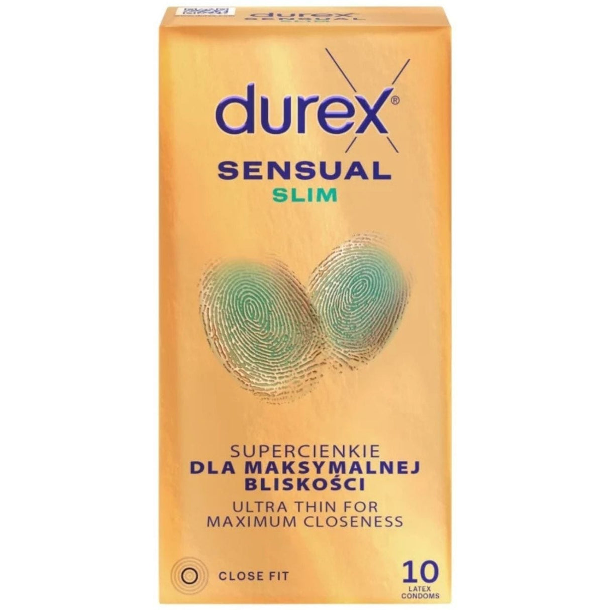 Durex Sensual Slim Super Thin Condoms - 10 Pieces