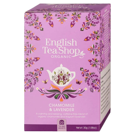 English Tea Shop Chamomile Lavender – 20 Sachets
