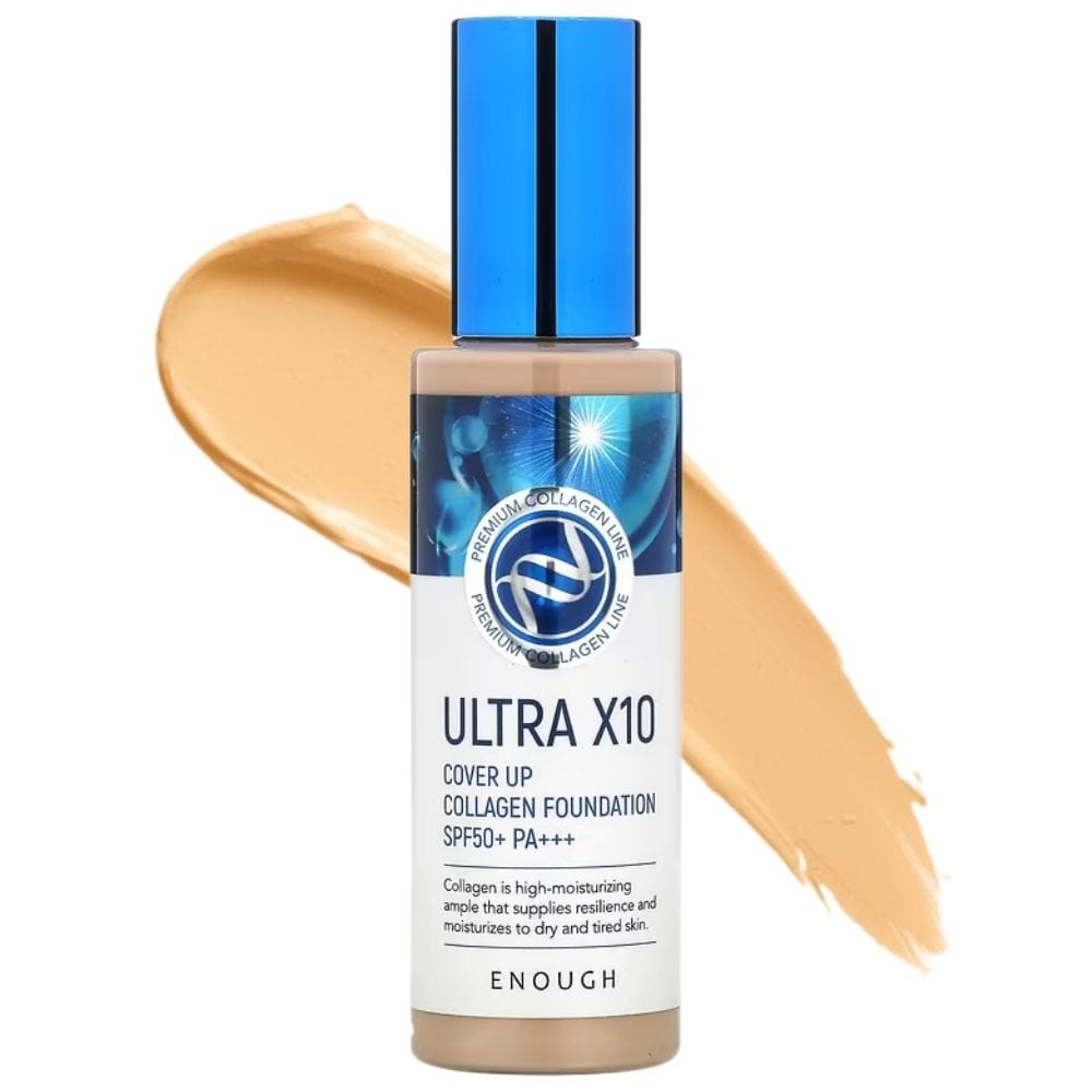 Cushion (fond De Teint) Enough Collagen Aqua Air SPF50+ - Teinte 13 Light Beige - 15g Neuf