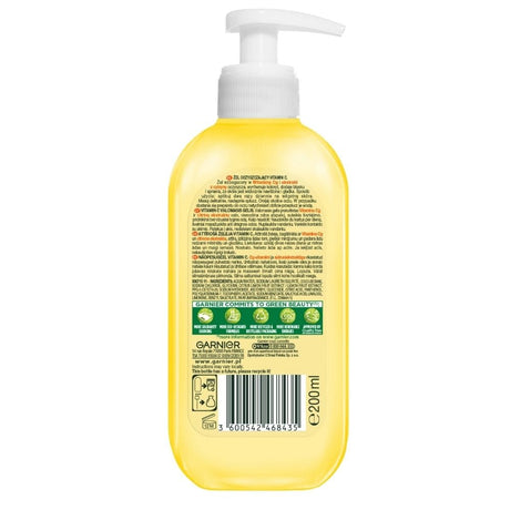 Garnier Vitamin C Cleansing Gel for Dull and Tired Skin - 200 ml