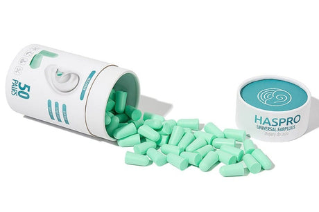 Haspro Tube50 Earplugs Mint - 50 Pairs
