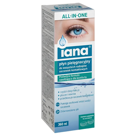 Iana All-in-One Contact Lens Care Solution - 360 ml