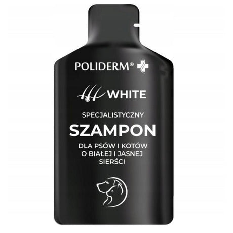 JM Sante Poliderm Shampoo for Dogs and Cats White and Light-Colored Coat - 15 ml