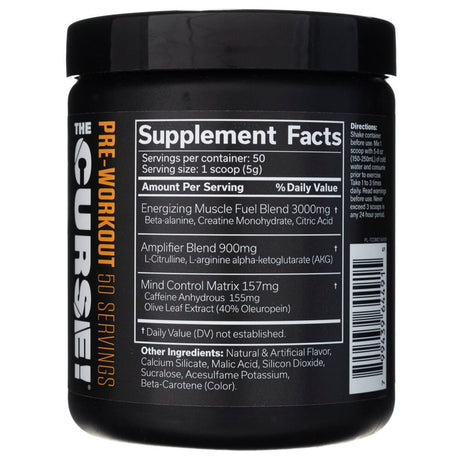 JNX Sports The Curse! Pre-Workout, orange mango - 250 g